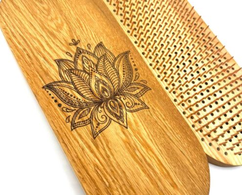 Copper Pranadesk Lotus wooden foto