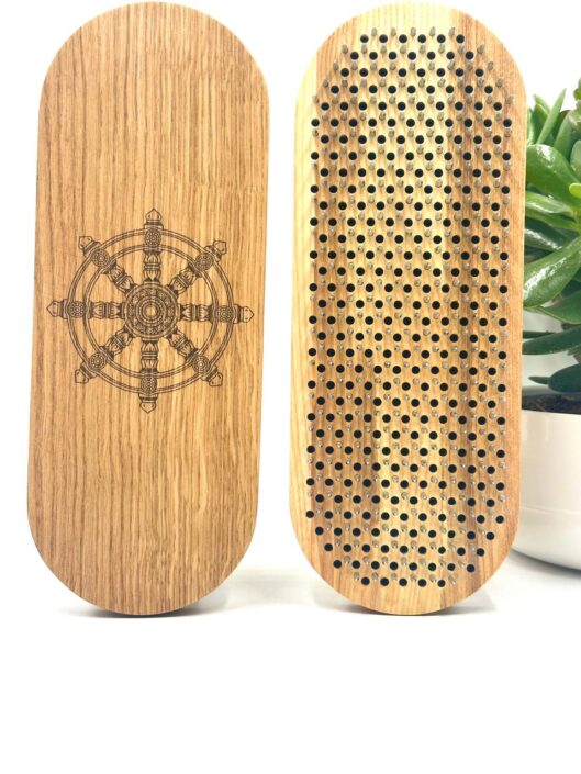 Wooden natural tree Sadhu board OAK foto front