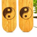 sadhu board practice wooden Yin Yang foto