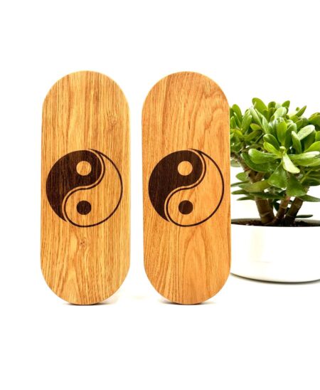 Pranadesk wooden Yin Yang foto