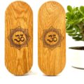 Natural Wood Oak Sadhu Board AUM foto