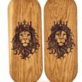 nail standing board lion foto