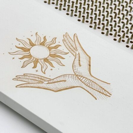 nagelbrett selber machen lotus foto