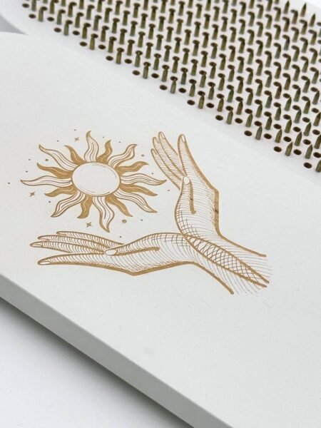 nagelbrett selber machen lotus foto