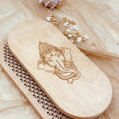 Sadhu board Ganesha galvanized nails front