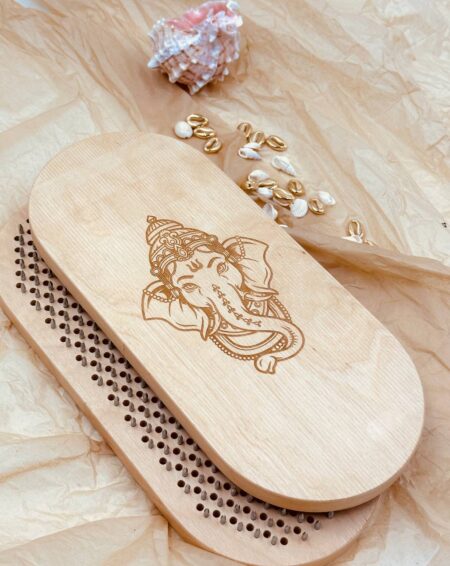 Sadhu board Ganesha galvanized nails front