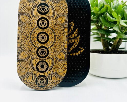 Nagelbrett yoga schwarzes germany foto